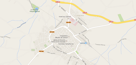 Llerena (Badajoz) Plano Llerena
