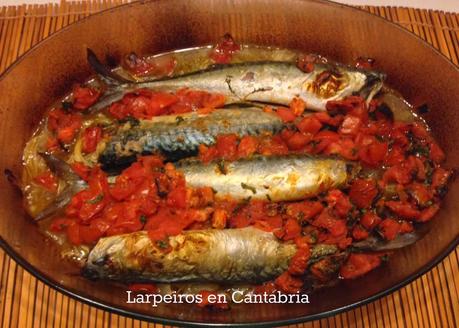 Verdel o Caballa o Sarda: A mi manera, al horno Verdel o Caballa o Sarda: A mi manera, al horno