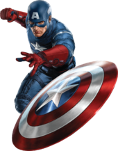 Escudo del Capitan America con animacion