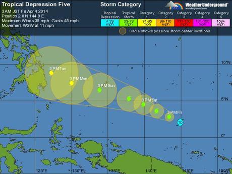 Depresión tropical Depresión tropical
