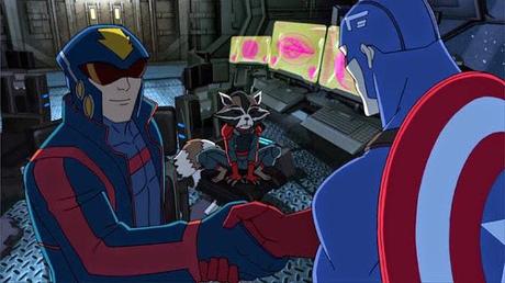 La primera imagen de Guardians Of The Galaxy en serie animada