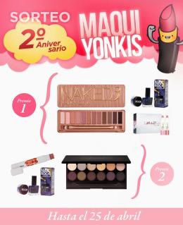 Dos años de Maquiyonkis.com | Sorteo doble 2898qie