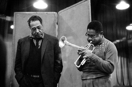 Jamás aprendimos a leer una partitura DukeEllington_Dizzy-GillespieNYC_1959