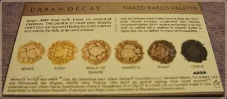 URBAN DECAY, Basics Palette URBAN DECAY, Basics Palette