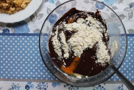 Bizcocho de chocolate con plátano (paso a paso) IMG_0801