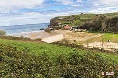 Playa de Luaña, Cobreces