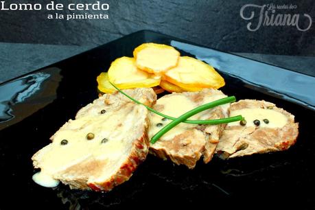 Lomo de cerdo a la pimienta para el Concurso dos años Cocinando con las Chachas Lomo de cerdo a la pimienta para el Concurso dos años Cocinando con las Chachas