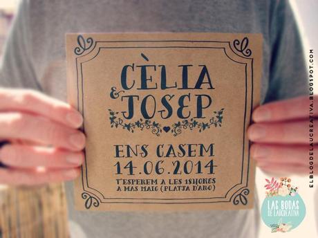 INVITACIONES DE BODA: CÈLIA & JOSEP