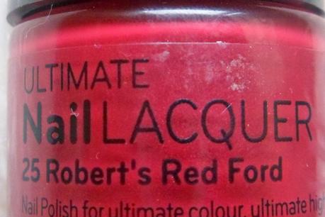 Ultimate Nail Lacquer de Catrice: 25 Robert´s Red Ford