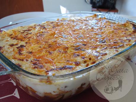 MACARRONES CON BECHAMEL