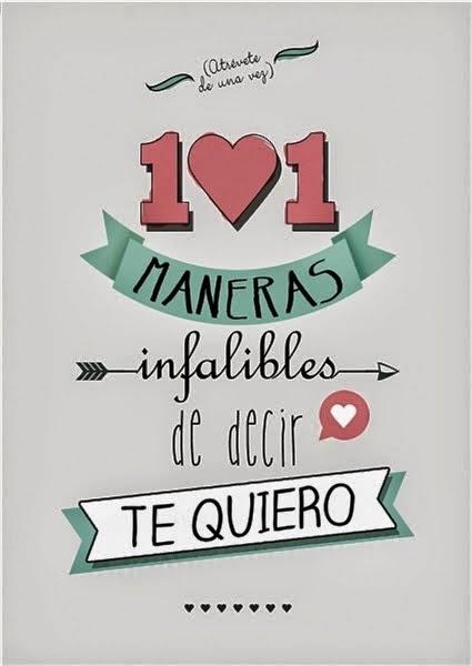 101 maneras infalibles de decir te quiero ~ VV.AA (Foto-reseña)