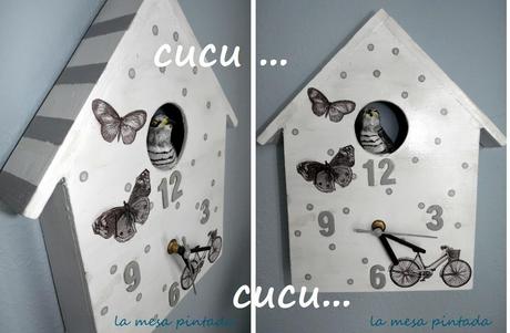 Un reloj "de cuco" casero - Paperblog