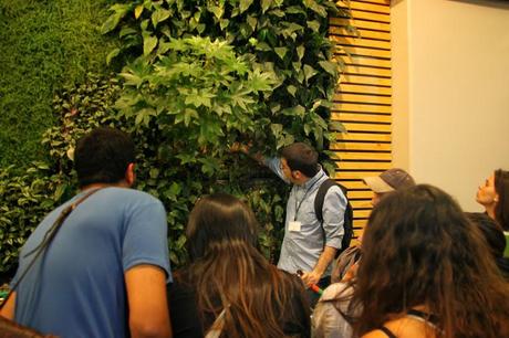 Imágenes del curso de jardines verticales en Santiago de Chile Como funcionan los jardines verticales