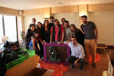 Imágenes del curso de jardines verticales en Santiago de Chile Curso de jardines verticales Santiago de Chile