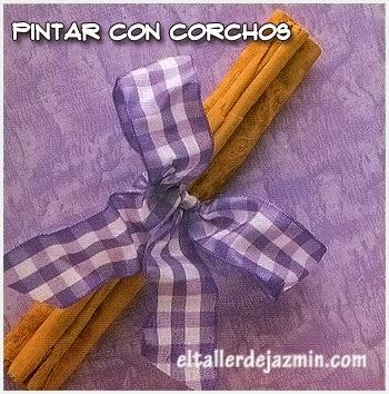 Técnica  Pintar con corchos