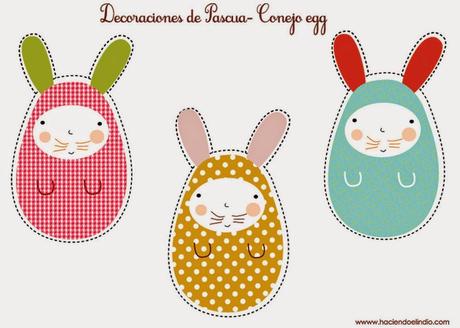 IMPRIMIBLES DE HUEVOS DE PASCUA