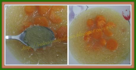 Sopa de fideos de soja Sopa de fideos de soja