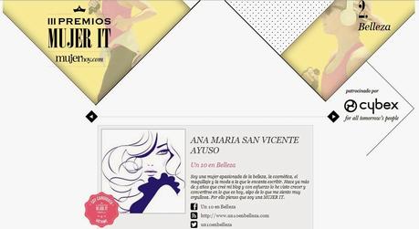 ¡Presento mi candidatura a los premios Mujer IT de Mujerhoy! ¡Presento mi candidatura a los premios Mujer IT de Mujerhoy!