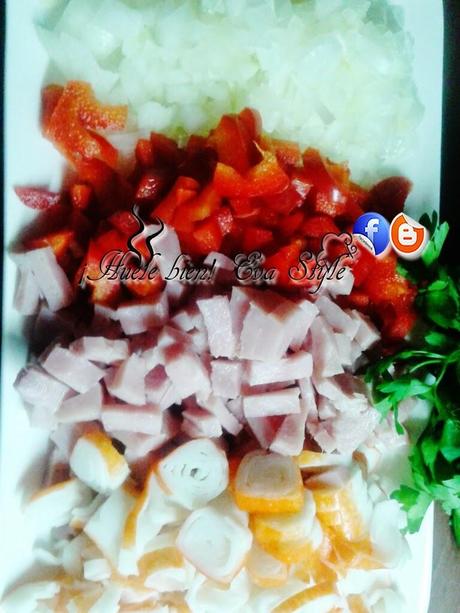 Ensalada de patatas con esparragos Ensalada de patatas con esparragos