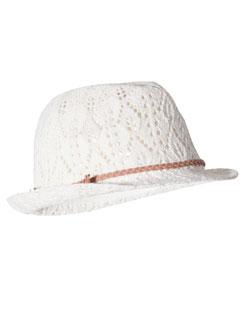 Sombrero calado trenza suede