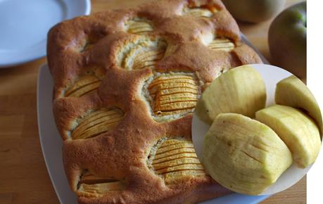 bizcocho de manzana Bizcocho de manzana fácil para principiantes