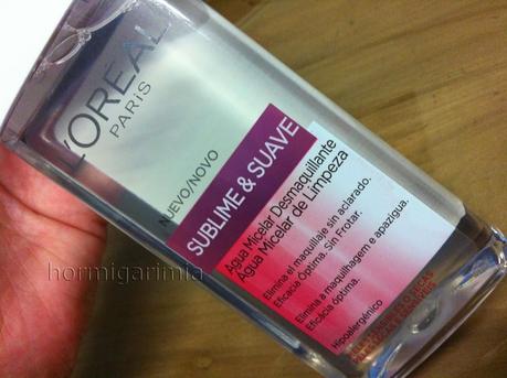 AGUA MICELAR DE L´OREAL / MICELLAR WATER L´OREAL.