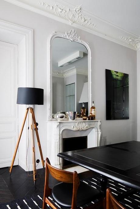 El contraste Parisino. Una vivienda victoriana renovada El contraste Parisino. Una vivienda victoriana renovada