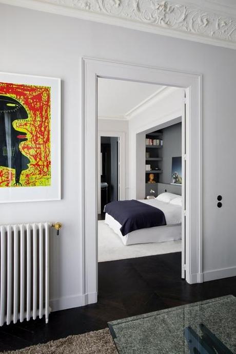 El contraste Parisino. Una vivienda victoriana renovada El contraste Parisino. Una vivienda victoriana renovada