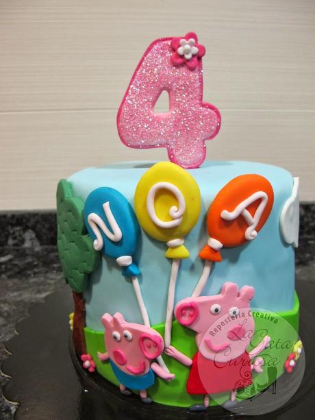 TARTA PEPPA PIG PARA NOA