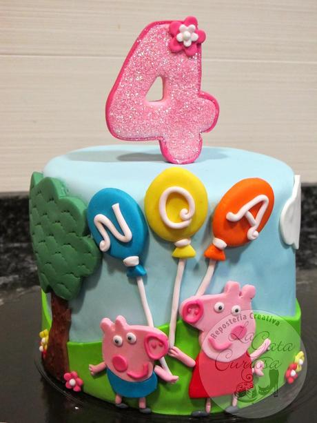 TARTA PEPPA PIG PARA NOA