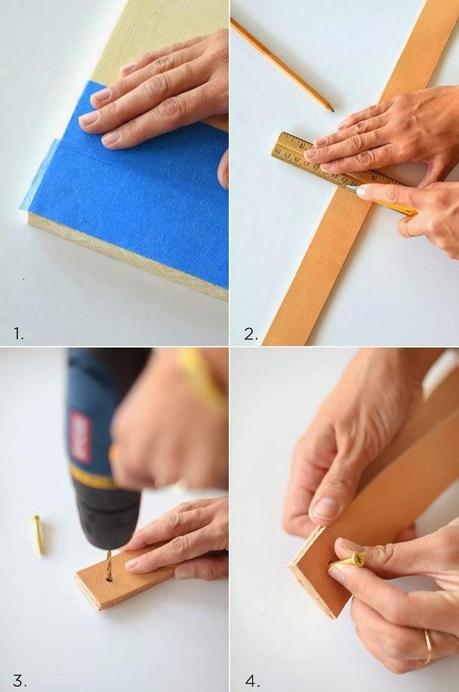 DECORANDO CON CUERO + DIY BALDA CON TIRANTES DE CUERO