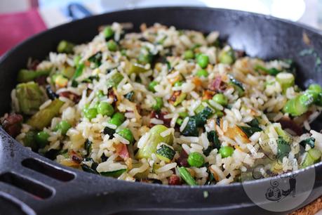 ARROZ SALTEADO EN VERDE