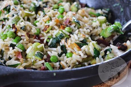 ARROZ SALTEADO EN VERDE