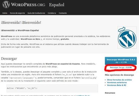 Como instalar WordPress en un servidor web descargar-wordpress2