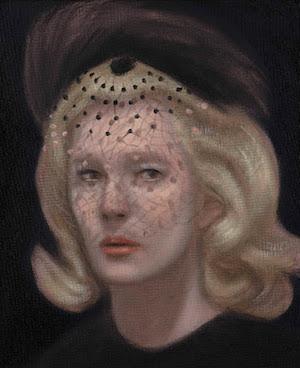 Juan Fernández Álava. Actriz G.R. . 2010. leo lienzo. 40x33cm