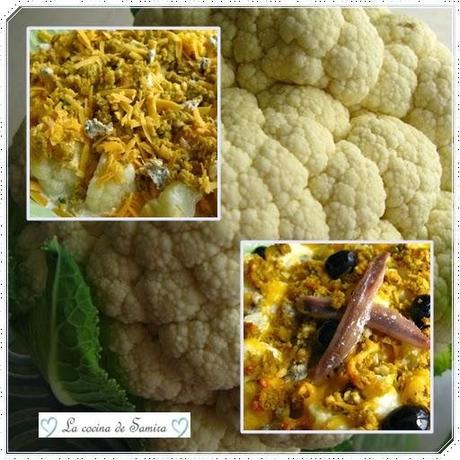 Coliflor en salsa de anchoas y queso Coliflor en salsa de anchoas y queso