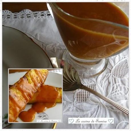 Piña a la plancha con salsa de caramelo Piña a la plancha con salsa de caramelo
