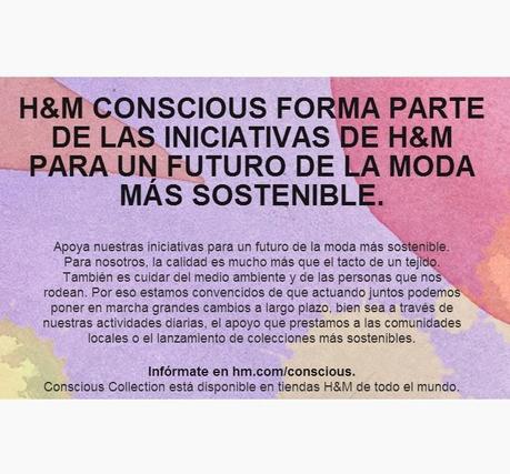 H&M conscious collection