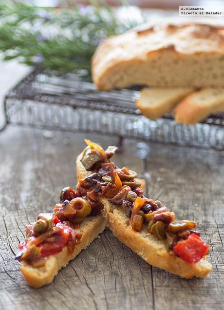 CAPONATA SICILIANA Y GRATINADO DE BERENJENAS CON SALMÓN Y SURIMIRI