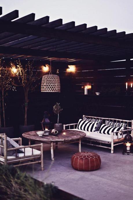 Una terraza para el fin de semana terraza oscura moderna | Casa Haus