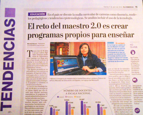 Entrevista con diario El Comercio Entrevista con diario El Comercio