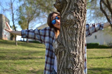 Look of the day: New plaid Zara shirt