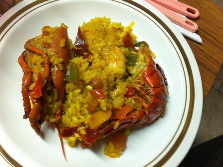 arroz con bogavante en casa de Maria arroz con bogavante en casa de Maria