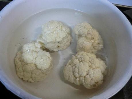 Coliflor con besamel Coliflor con besamel