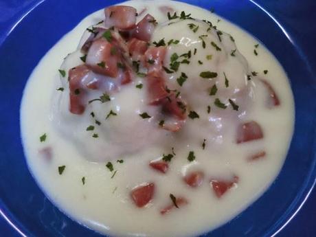 Coliflor con besamel Coliflor con besamel