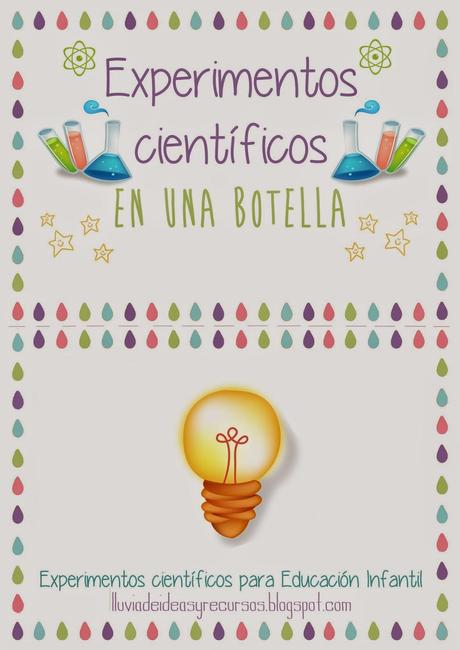 Descargables: Experimentos científicos en una botella para Educación Infantil