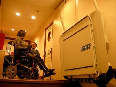 Accesibilidad inaccesible Plataforma en el Ayuntamiento. PCR