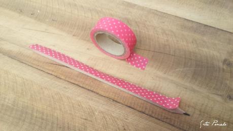 DIY: lápices y washitape. DIY: lápices y washitape.