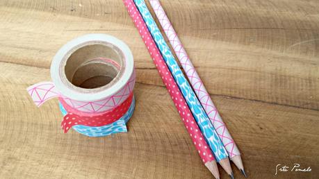DIY: lápices y washitape. DIY: lápices y washitape.