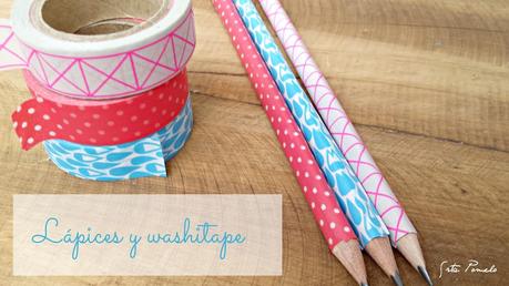 DIY: lápices y washitape. DIY: lápices y washitape.